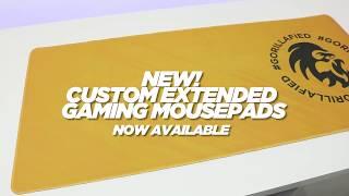 NEW! Custom Printed Mousepads by Gorilla Gaming