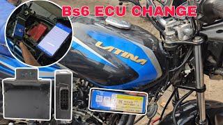 Bajaj platina BS6 start band horaha he or chabi off on karne per start horaha he ECU replacement