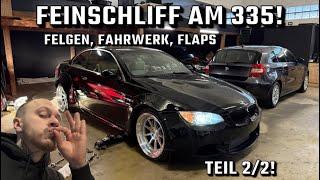 Bmw e93 335i n54 Liberty Walk KW Gewindefahrwerk + Carbon Flaps lackieren / endlich fertig??