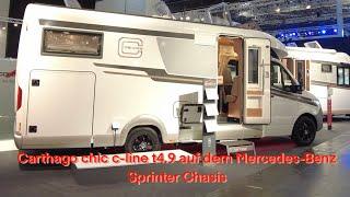 Der neue Carthago chic c-line t4.9 Modelljahr 2023 auf dem Premium-Chassis Mercedes-Benz Sprinter!