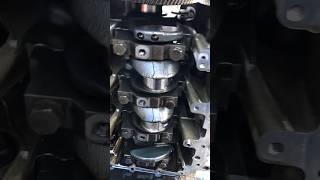 Knocking engine bearing failure #bmw #mechanic #engine #automobile #car #cars #destroyed #yt #shorts