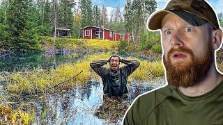 MATTIN wants to DRAIN the pond?! - Project Escape Hut: Part 3 | Fritz Meinecke reacts