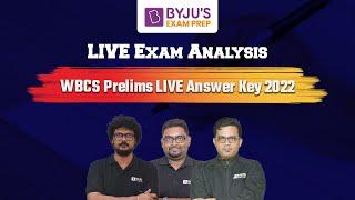 WBCS 2022 Prelims Answer Key | WBCS Exam Analysis, Cut Off | BYJU'S WBCS