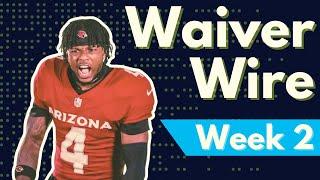 Best Fantasy Football Waiver Wire Pickups - Week 2 Additions