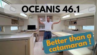 Better than a catamaran? The Oceanis 46.1 is a must for sailing in the islands !