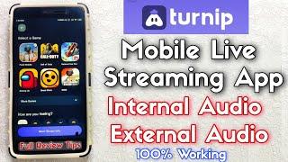 Android 2021 Best Live Streaming App|Turnip Streaming App how To use Full tip's And Tricks Tamil 