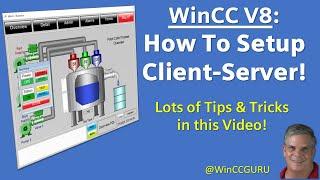 WinCC V8: How to Setup Client Server  The RIGHT Way!  #WinCCGURU