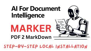 Install Marker PDF Locally to Convert PDF to Markdown, HTML, JSON