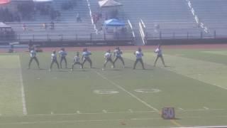 San Pablo Cowboys division 10 cheer halftime show 2016