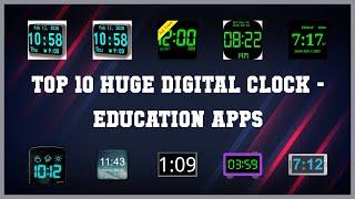 Top 10 Huge Digital Clock Android Apps