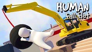 Auf der Baustelle spielen - Human Fall Flat Gameplay German