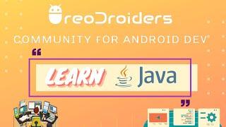 Learn Java Basics   Day 0 by  @geeky-dps  || OreoDroiders Community