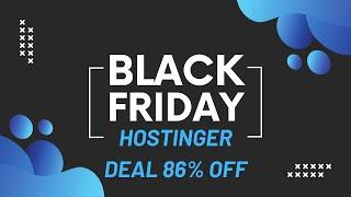   Hostinger Black Friday Deals 2025 - Special Hostinger Coupon & Hostinger Discount Deal |