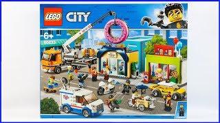 LEGO City 60233 Doughnut Shop Opening Speed Build