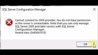 Cannot connect to WMI Provider || Solved 100%