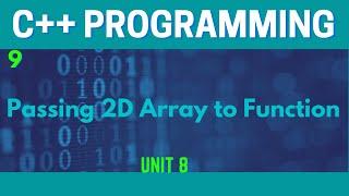 Passing 2D array as Parameter in C++ (Urdu/Hindi)