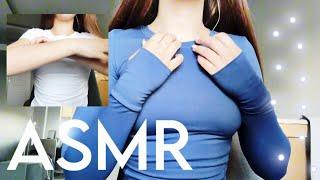 ASMR sport t-shirt scratching/fabric