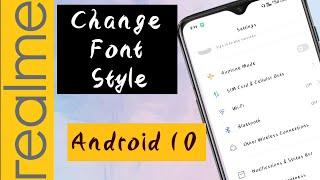 How To Change Font Style in Any Realme device After UI Update