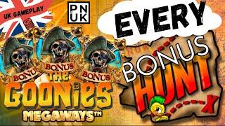 The Goonies Megaways Every Bonus Hunt - PUNK Slots 2024