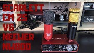 Scarlett CM25 vs Neewer NW800 (( FOCUSRITE 2i2 ))