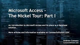 Understanding Microsoft Access: The Basics