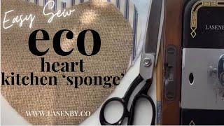 Sewing Tutorial:  No Plastic DIY ECO Kitchen Sponge - Washing Up Sponge - Zero Waste Living