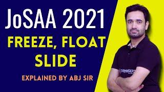 JoSAA Seat Allotment 2021 | Freeze, Float And Slide Option (FULL GUIDE)