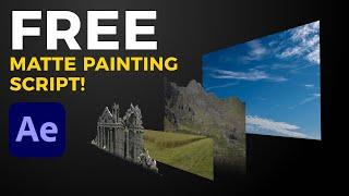this FREE After Effects script makes 3D matte painting EASY