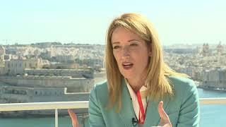 L-ewwel intervista ta' Roberta Metsola bħala President tal-PE ma' media Maltija