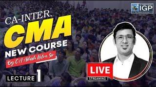 CA INTER  | COSTING |  NEW SYLLABUS  | LECTURE -1️⃣ | By CA ASHISH KALRA