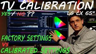 Should you Calibrate your TV? - Factory vs Calibrated settings on LG CX 65"