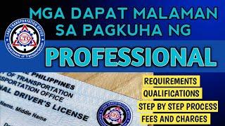 Paano Kumuha ng Professional Driver's License | Non-Professional to Professional Driver's License