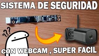 Reutiliza webcam vieja en cámaras de seguridad casero | Tutorial Sencillo