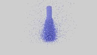 600,000 Purple Particles - Blender Molecular Script Fluid Physics Study