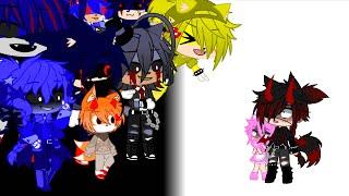 EXEs and some Sonic Characters meet The UwU Cats and The Bad Boy BFs |Sonic.exe|