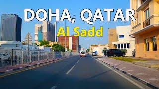 Doha, Qatar | Driving in Al Sadd | اَلسَّدّ