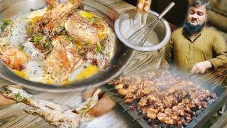 Malai maska chicken tikka | street style recipe| by Farooq ghouri
