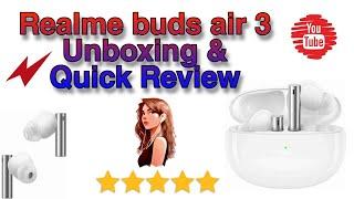 Realme Buds Air 3 Unboxing and Quick Review | In Telugu | @ShivaChandrArjuna