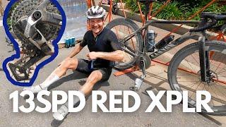 Unreleased 13spd SRAM Red XPLR on Valtteri Bottas' bike at Unbound Gravel