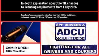 In-depth explanation about the TfL changes to licensing requirements from 1 July 2024