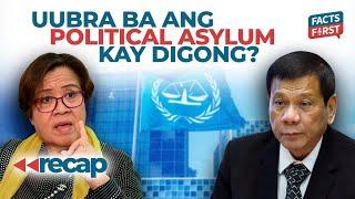 Political asylum uubra ba kay Digong kung ipahuli ng ICC?