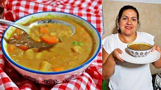 SOPA DE LEGUMES NUTRITIVA PARA SE ESQUENTAR | FÁCIL E RÁPIDA