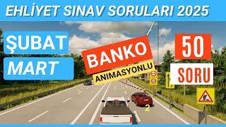 Ehliyet Sınav Soruları 2025 | Şubat, Mart Çıkmış Ehliyet Sorularını Çöz