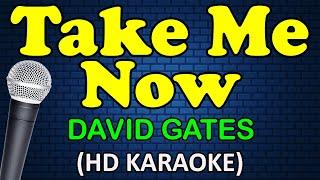 TAKE ME NOW - David Gates (HD Karaoke)