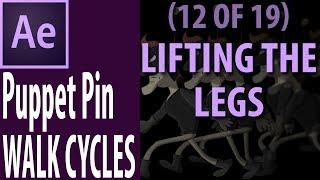 Lifting the Legs (12/19) - After Effects CC: Puppet Pin Walk Cycles