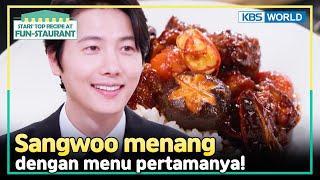 [IND/ENG] Menu yang membawa kemenangan pertama Sangwoo? | Fun-Staurant | KBS WORLD TV 240916