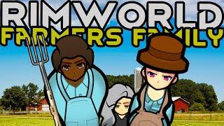 THIS IS OUR NEW HOME!!! | RimWorld Farmers Family | #1