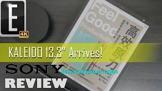 Sony Helps Release 13.3" Color EINK Kaleido 3 | Mooink 2C Review