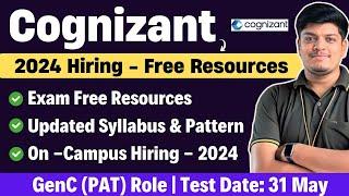 Cognizant 2024 Hiring Updated Exam Pattern & Syllabus | Free Resources | Cognizant GenC Exam Pattern