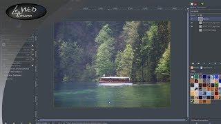 Urlaubsbilder verbessern - Fotobearbeitung Königssee - GIMP Tutorial